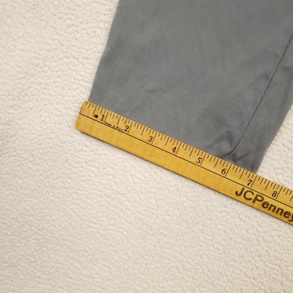 Eleventy Chino Pants Mens 34R Gray Pleated Cotton Blend Trousers Made in Italy